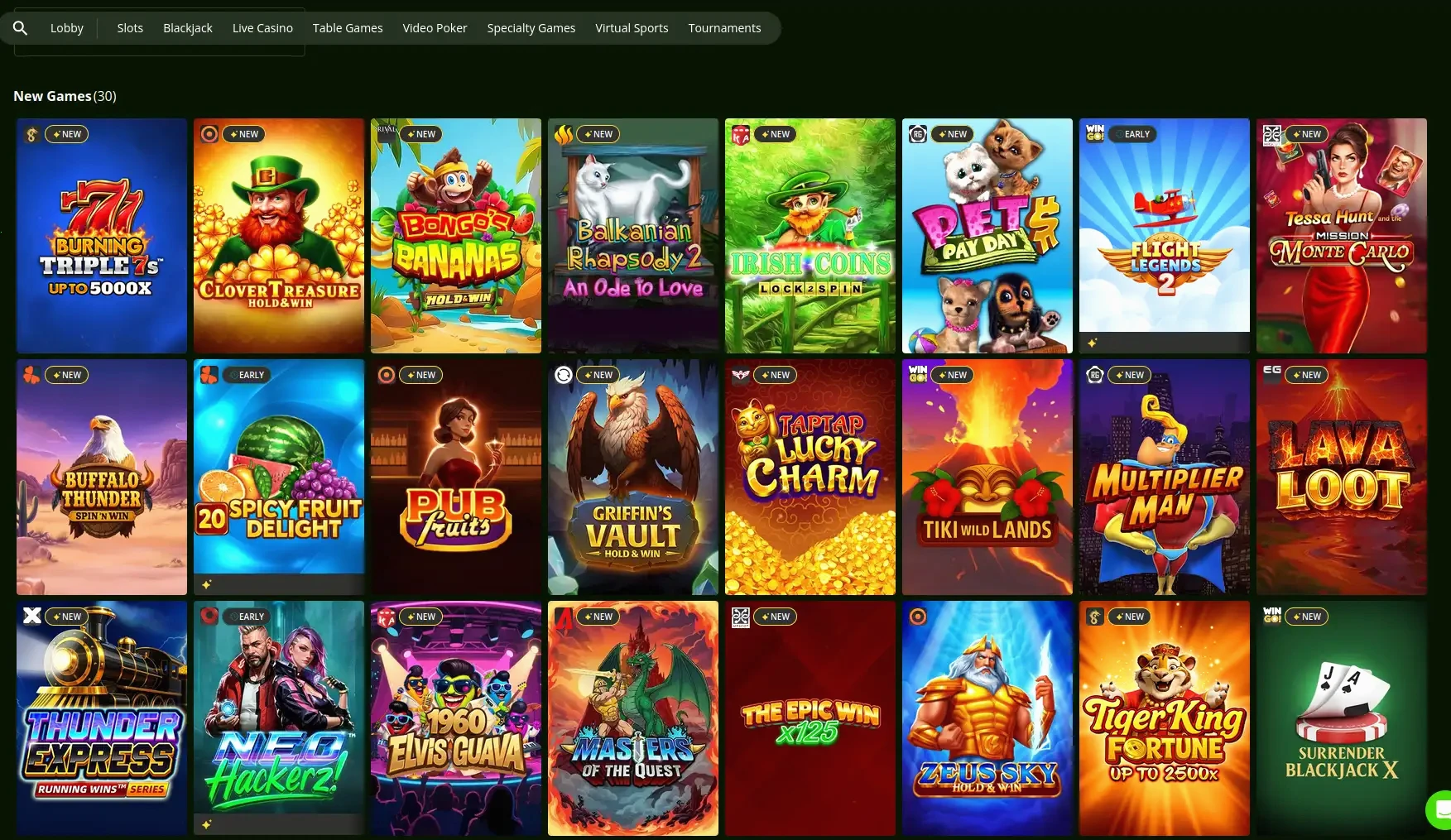 Interfaccia mobile dell'app Fatbet con slot e live casino su smartphone